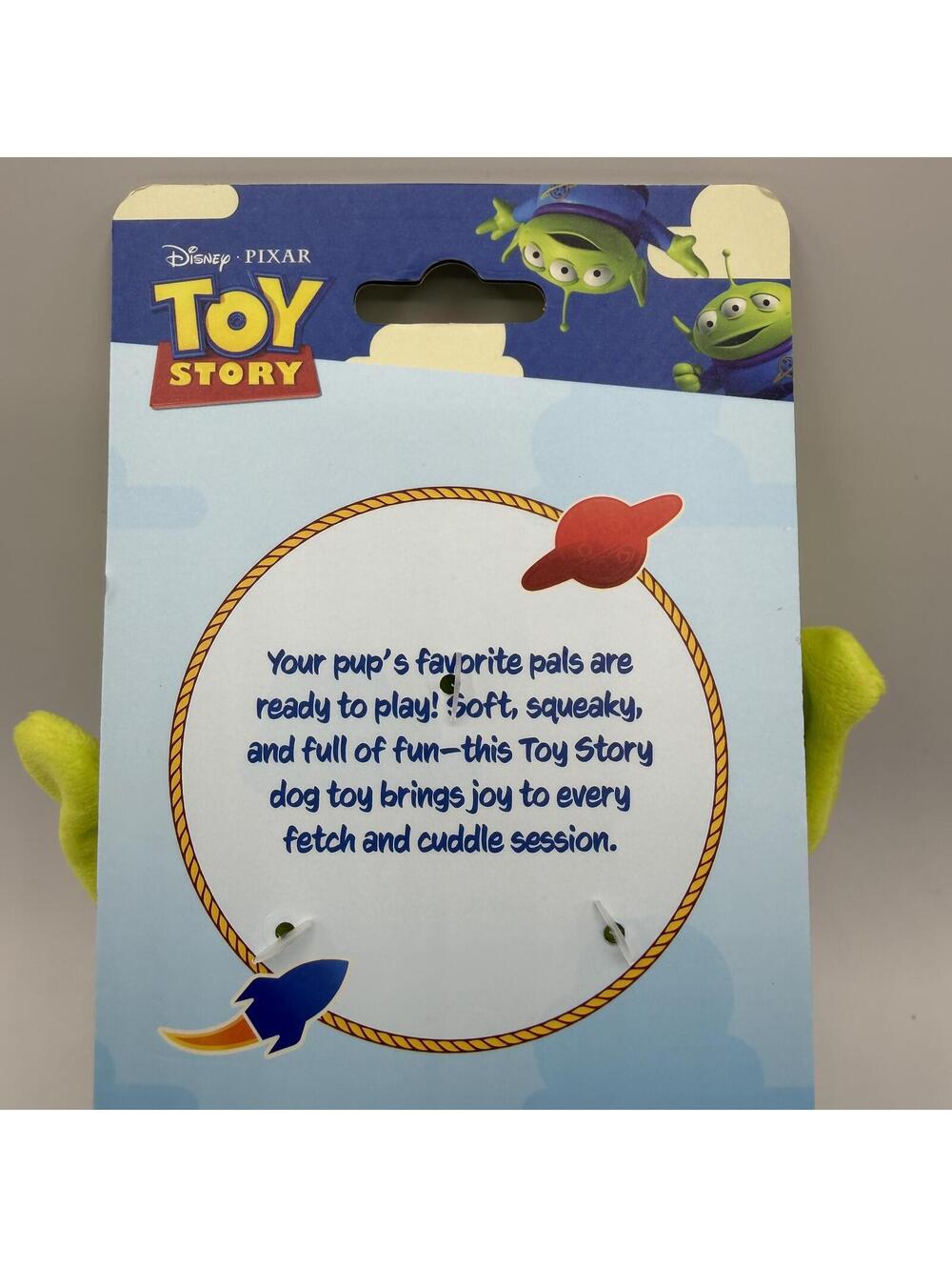 Dog Toy Squeaker Plush Disney Pixar Toy Story Little Green Men Soft Doll Squeaky - Picture 6 of 10